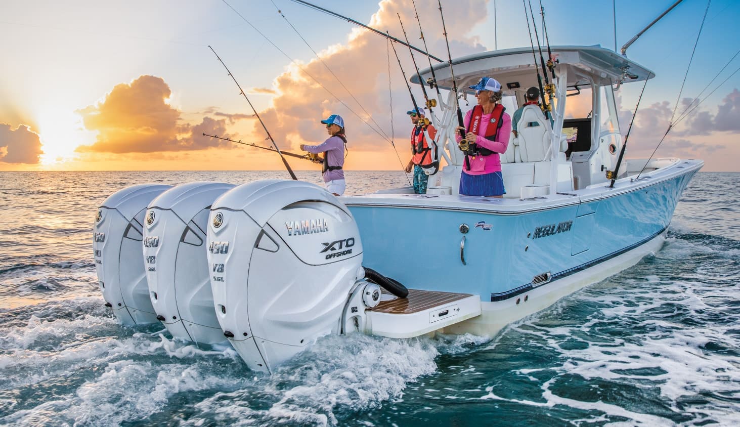 Yamaha Outboard Motor Boat