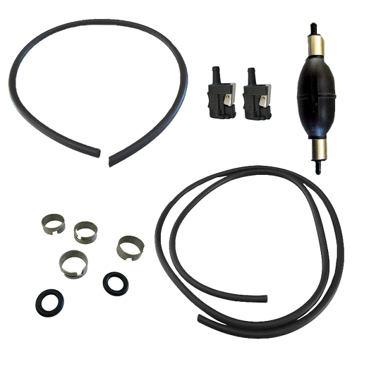 Yamaha Rubber Fuel Line Hose with Connector and Primer Pump 6Y2-24306-56-00